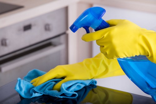 Bathroom cleaning service in a W11 property