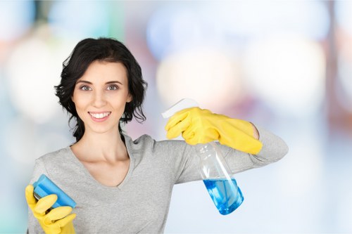 Eco-friendly office cleaning service for a W11 business