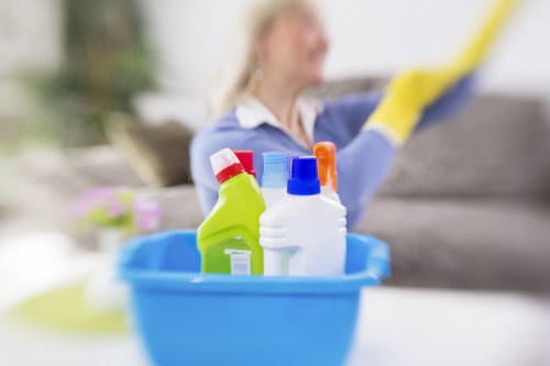 Carpet cleaners W11 restoring a well-used carpeted room